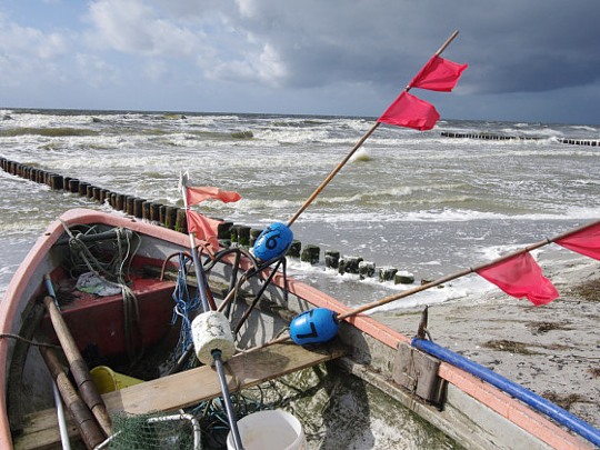 Holzbuhnen in Hiddensee